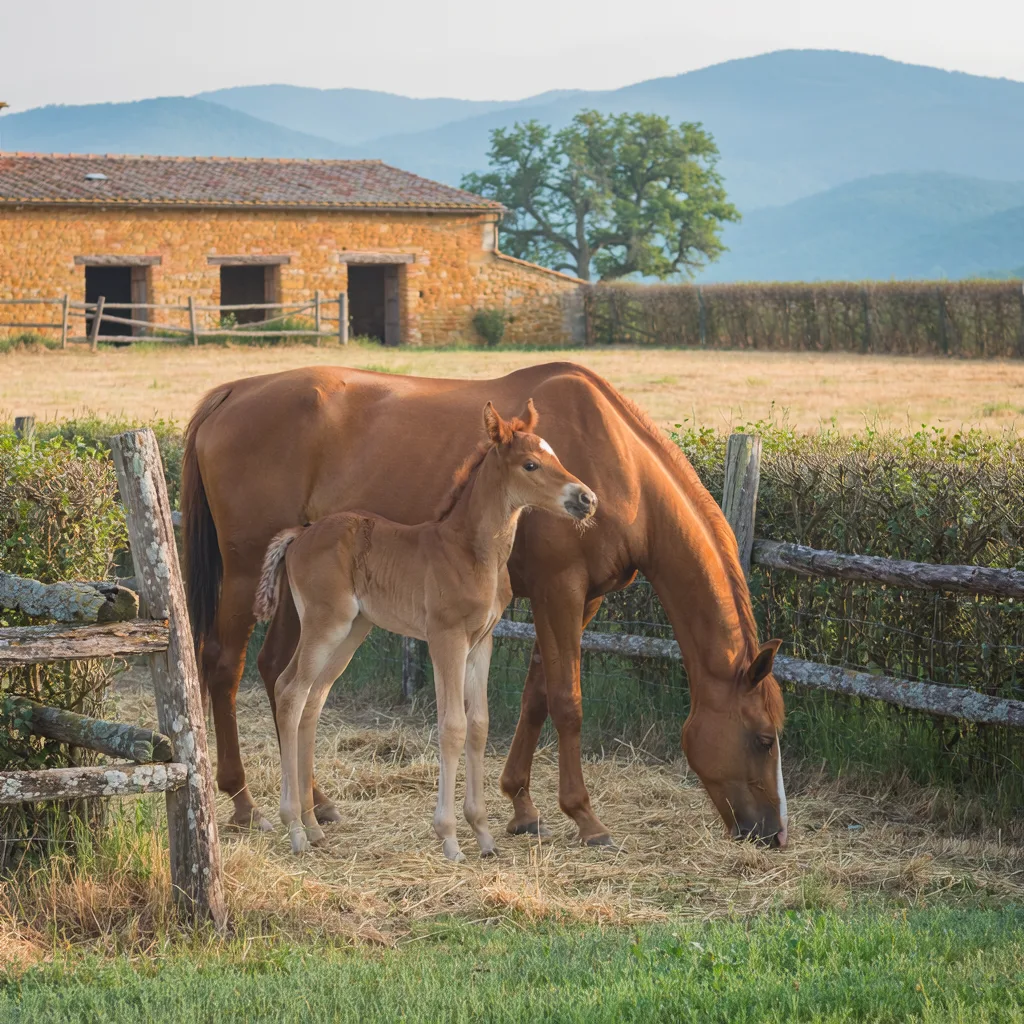 Élevage de chevaux, Écuries de la Violette, Balan